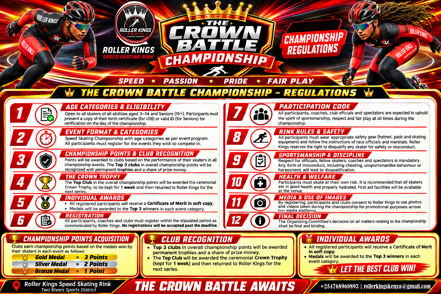 The Crown Battle Championship Regulations